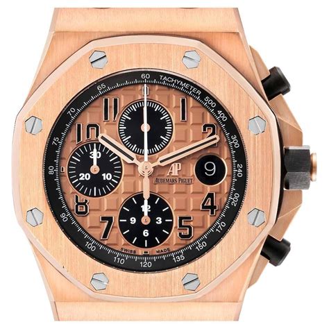 audemars piguet royal oak offshore rose gold for sale|royal oak offshore chronograph price.